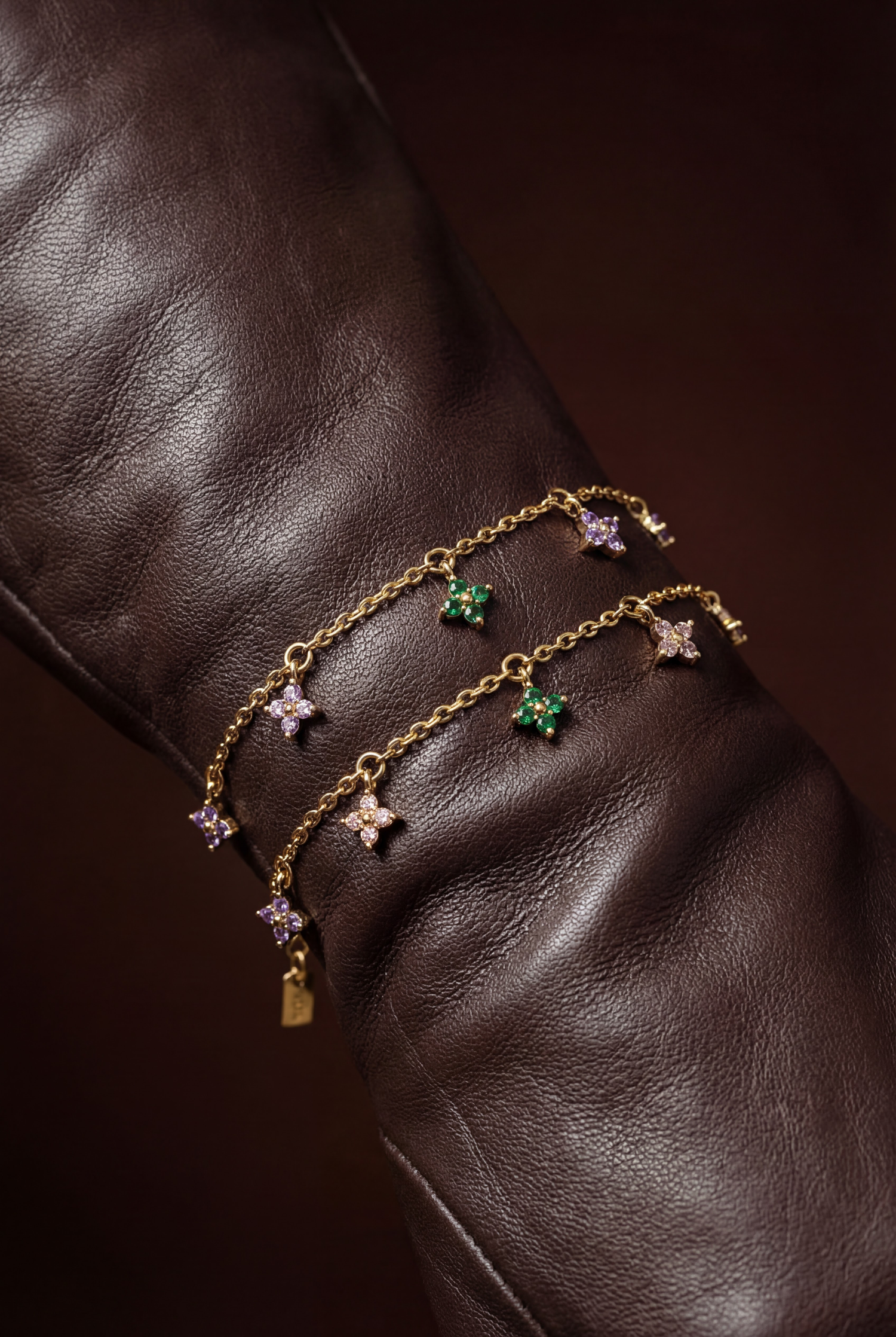 Clover Charm Gold Plated Bileklik