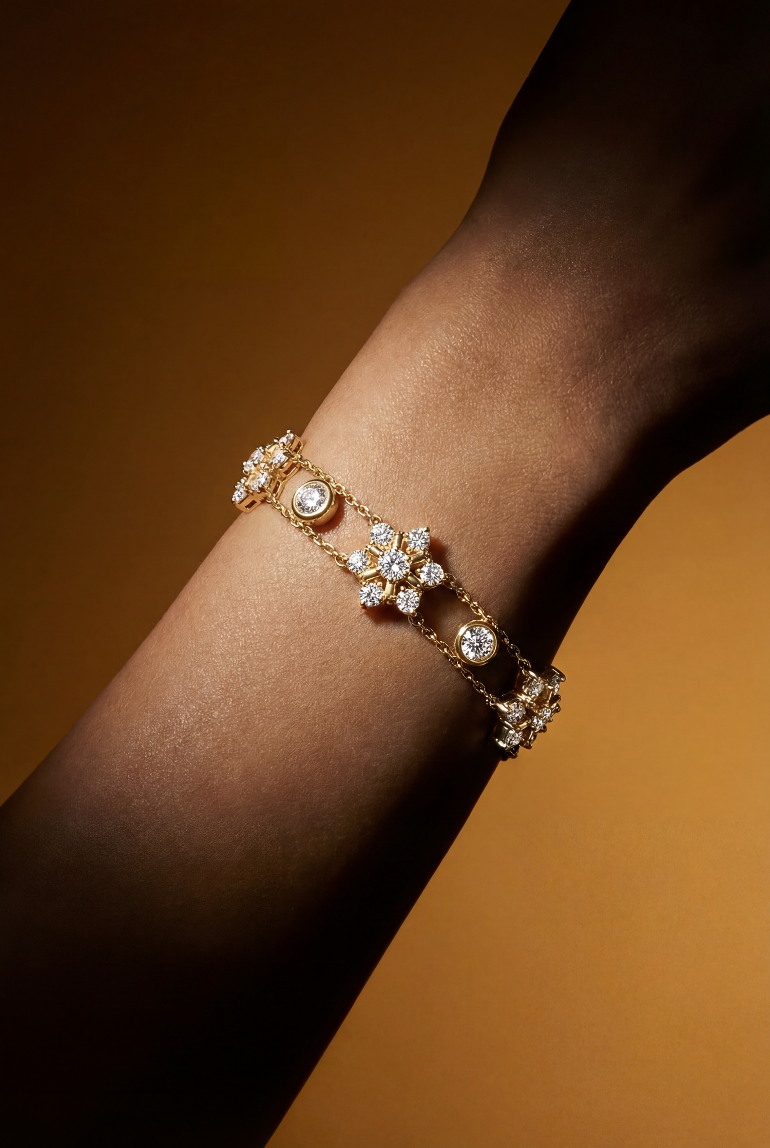 Astrée Blossom Double Chain Bileklik