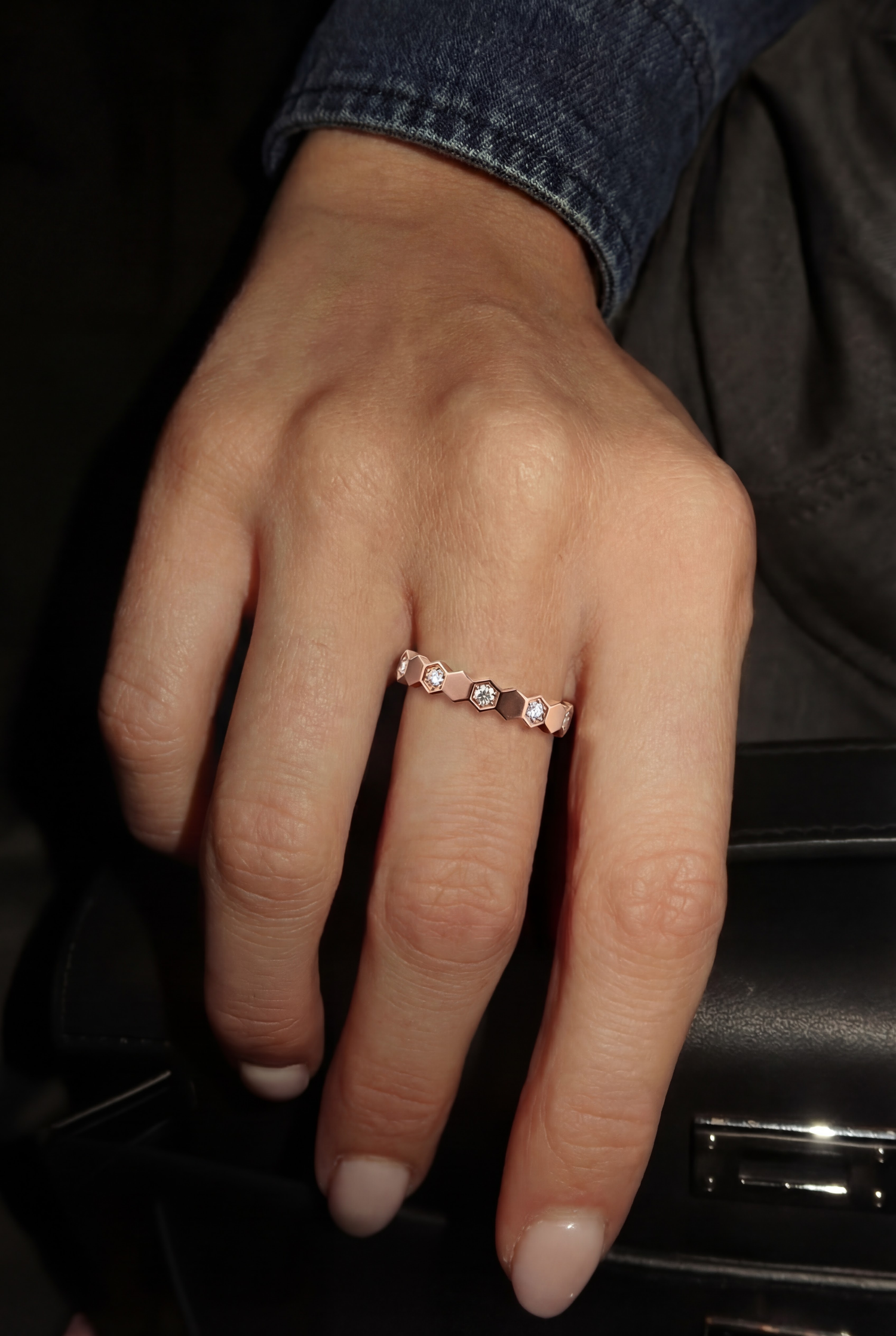 ZIGZAG DIAMOND Band Yüzük