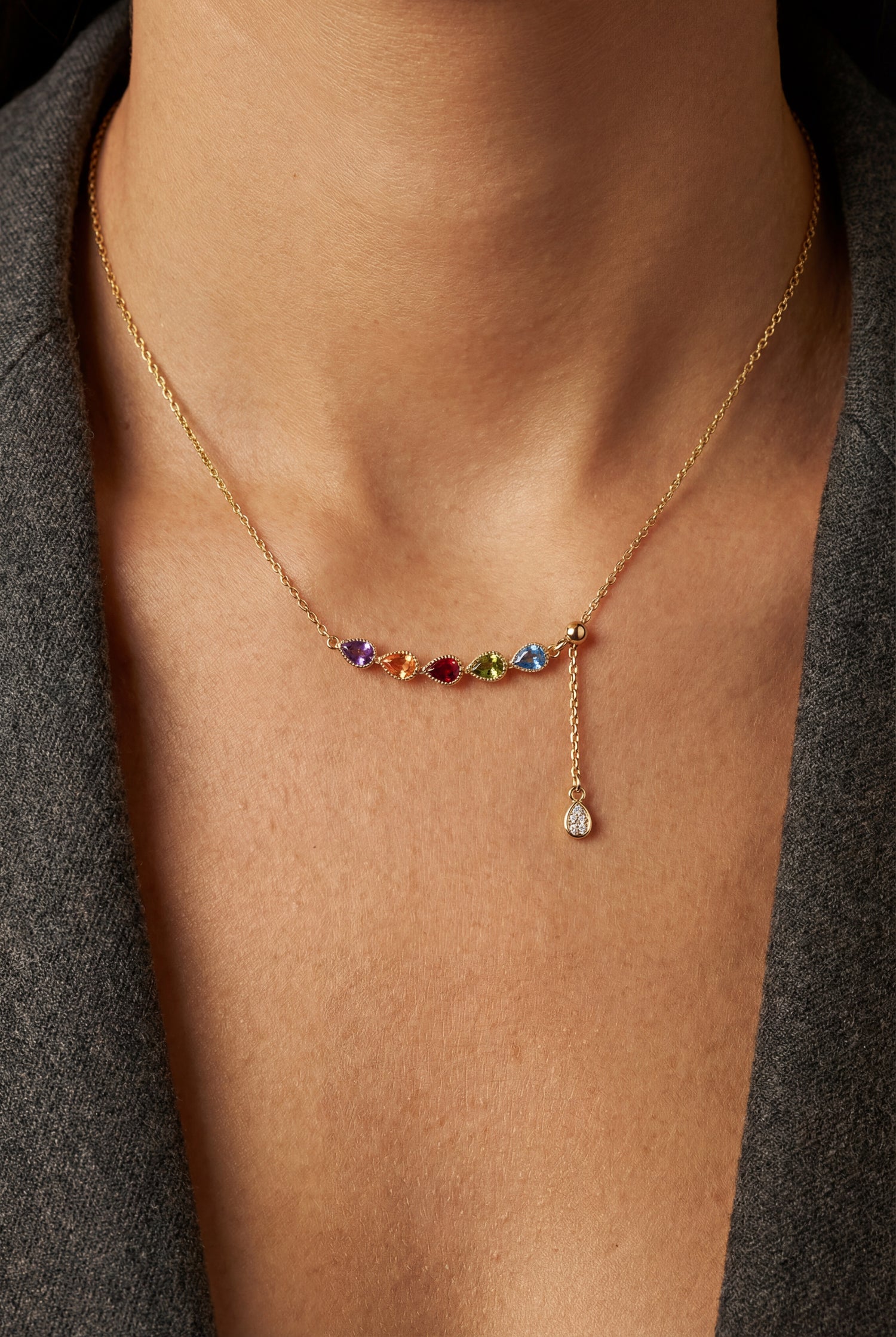 Étoıles Prısmatıques Kolye