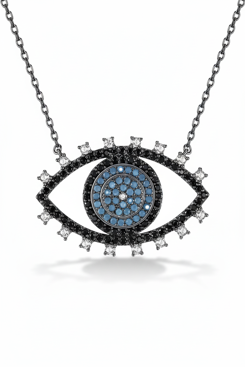 Bling Su Kolye - Beyaz Arka Plan + Kırpılmış + Gölgeli