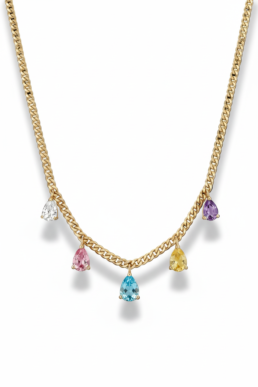 Solaris Kolye - Kırpılmış ve Gölgeli